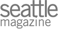 The image shows the logo of "Seattle Magazine" with text in a simple, sans-serif font.